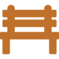 Pallet benches icon