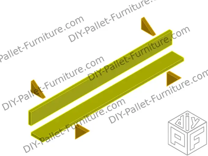 How to build a very simple pallet shelf