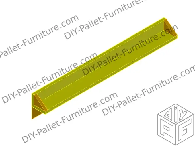 how to build a very simple pallet shelf