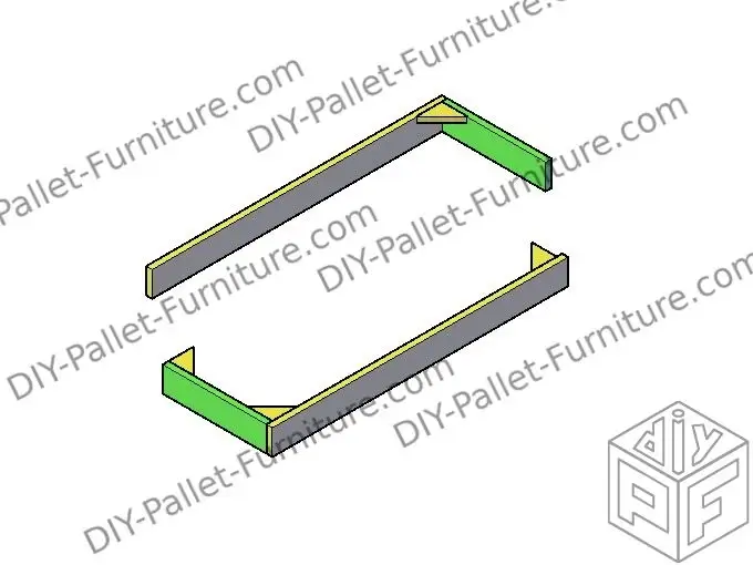 Assembling the main structure of the pallet shelf