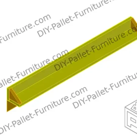 how to build a very simple pallet shelf